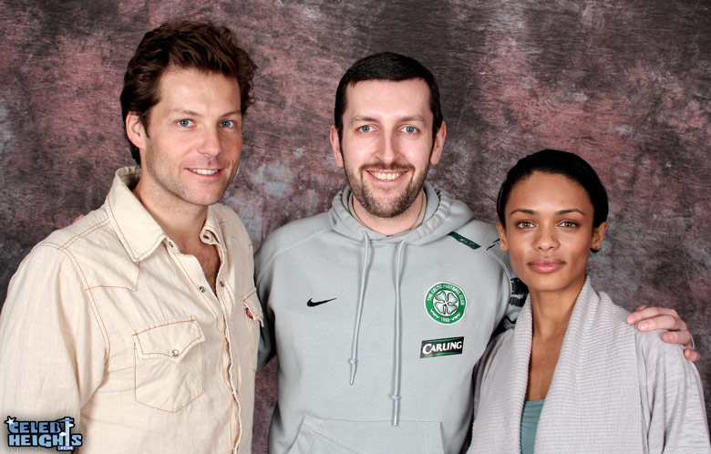 Kandyse McClure and Jamie Bamber